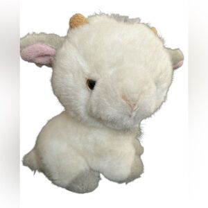 Vintage Applause Russ Goat White/Gray Plush/Stuffed Animal